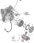 420893830 Стартер Электрический Для BRP Can Am Maverick, SPYDER 420892426