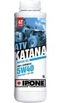 800163 IPONE Масло Моторное ATV KATANA 4T Четырехтактное 5W-40 Синтетическое 1 Литр