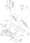 706000093 Болт Задней Подвески Левый Для BRP Can Am Traxter, Quest