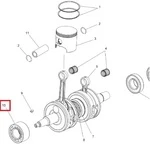 UB-09216-1 KOYO Подшипник Коленвала Для Polaris 3514499, 3514530