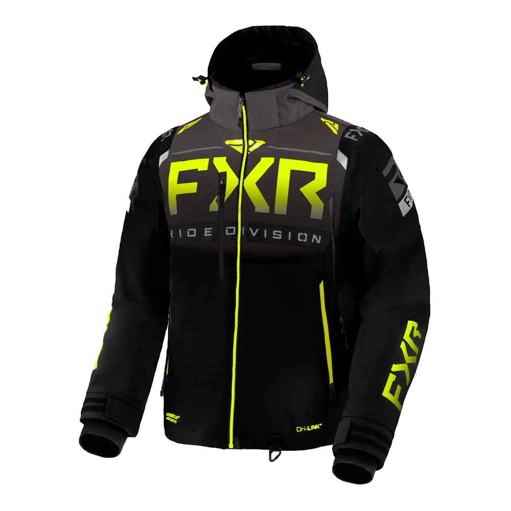 Куртка FXR Helium X с утеплителем Black/Charcoal/Hi Vis, M, 220039-1065-10