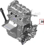 420090336 Двигатель 900 ACE Для BRP Sea Doo 420090335, 420894026