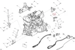 512061519 Подушка Двигателя Для Ski Doo 600, 900 ACE 512061195