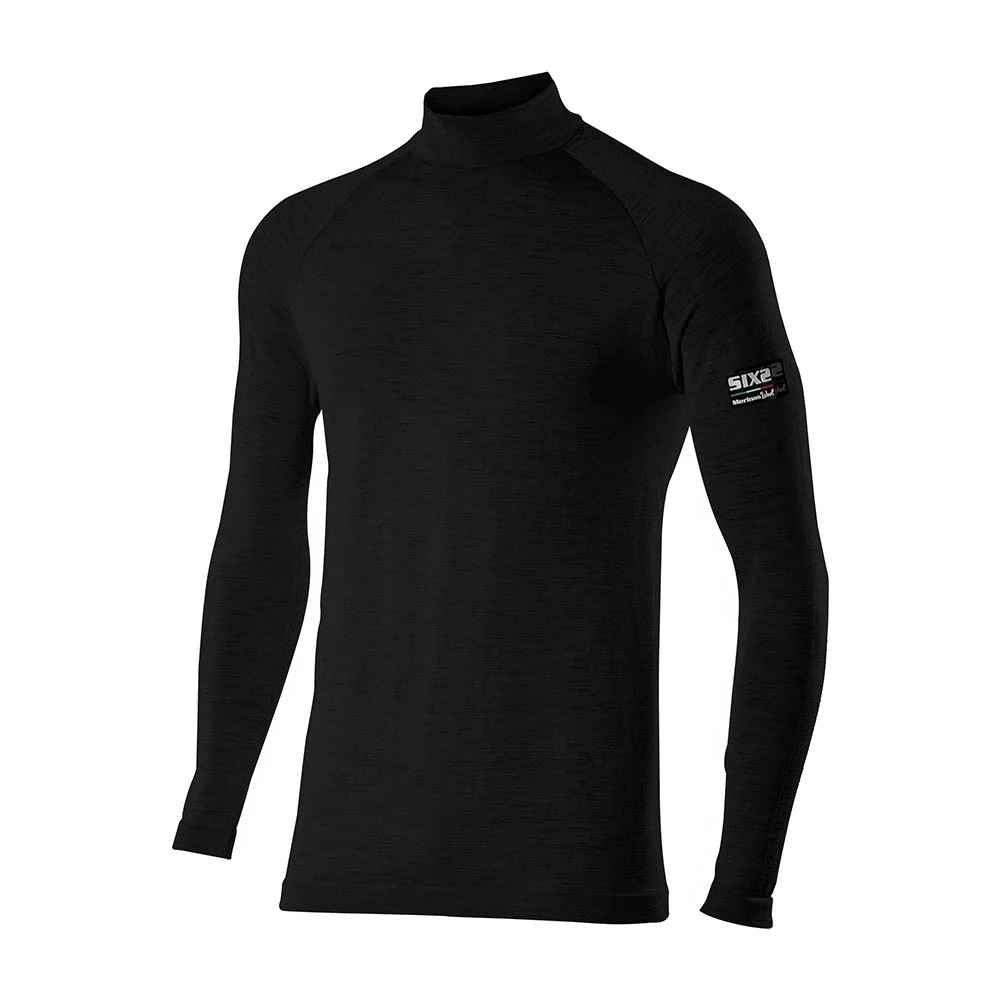 Термокофта SIXS TS3 MERINOS Wool Black, TS3M-NE