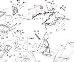 517304109 Консоль Белая Для Ski Doo 517303921