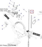 7082855 Тросик Газа Для Polaris MATRYX