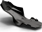 2880384-070 Защита Днища Extreme Черная Для Polaris AXYS