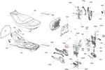 510007208 Основание Левой Ручки Пассажира Для Ski Doo EXPEDITION SPORT