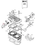 420922025 Корпус Термостата Для Ski Doo