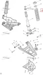 706200819 Пружина Переднего Амортизатора Для BRP Can Am Outlander 400 EFI 2009-2014