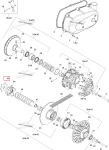420627582 Звезда Вариатора Для BRP Can Am 420627586, 711627582