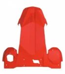 860201847 Защита днища красная Ski-Doo BRP Gen4 Wide 16' 20'