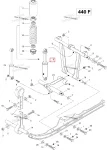 415033300 Амортизатор Задней Подвески Для Ski Doo