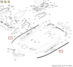 291004468 Бампер Боковой Для BRP Sea Doo