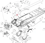 518326464 Упор Подножки Левый Для Ski Doo Skandic, Expedition