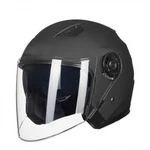 Шлем открытый ROX JK526, черный глянцевый, размер M