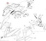 517304210 Панель Боковая Правая Черная Для Ski Doo 517304211