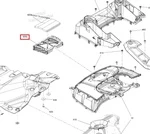 508001221 Крепеж Изоляции Воздуховода Для Ski Doo FREERIDE, SUMMIT Gen5