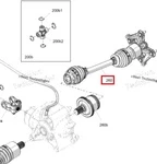 705503078 Привод В Сборе Задний Для BRP Can Am