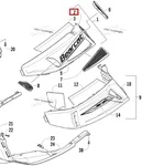 2718-793 Панель Боковая Верхняя Левая Черная Для Arctic Cat