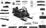 516009486 Наклейка Expedition SE Левая Для Боковой Панели Для Ski Doo EXPEDITION 2020-2021