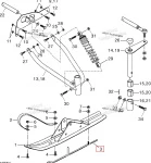 505068400 Коньки Для Лыж Для Ski Doo Mini Z 120