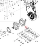 504153262 Вал Привода Гусеницы Для Ski Doo Skandic SWT 504153119