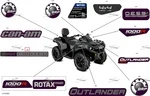 704908936 Наклейка LIMITED Для BRP Can Am Outlander MAX 1000R EFI LTD