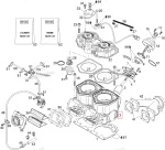 420613852 Цилиндр Для Ski Doo 421000604
