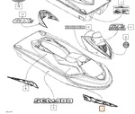 219901937 BRP Наклейка корпуса, боковая, правая