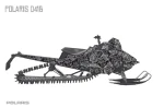 Наклейки VEL На Снегоход Polaris Axys 041B