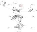 508000928 Воздуховод Зеленый Для Ski Doo REV Gen4 850 E-TEC