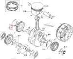 420627030 Кольцо Коленвала Двигателя Для BRP Can Am DS 650 420626250