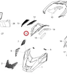 517305525 Боковая Панель Желтая Правая Для Ski Doo SKANDIC 517304822