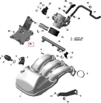 420910331 Пластина Для Ski Doo 1200