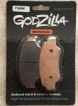 FA004 GODZILLA Колодки Тормозные Задние Для CF 7020-0810A0