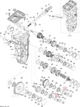 619230001 Вал Шестерни КПП Для Ski Doo Expedition, Skandic M619230001