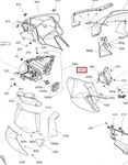 517304883 Поролон Изоляционный Правой Боковой Панели Для Ski Doo 517304149, 517304280