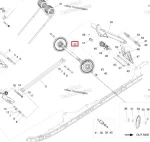 503191406 Вал Задней Подвески Для Ski Doo Skandic, EXPEDITION 503195202