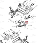 1019183 Лонжерон Левый Нижний Для Polaris AXYS