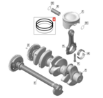 420890383 комплект поршневых колец SEA DOO