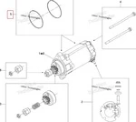 415129455 Кольца Уплотнительные Для Электростартера Для Ski Doo 550F 2010-2011
