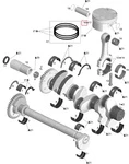 420890082 Поршень В Сборе Для BRP Can Am Traxter