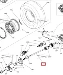 MP-CA-822 MAX POWER Привод В Сборе Задний Правый, Левый Для BRP Can Am Maverick 705501948, 705502356