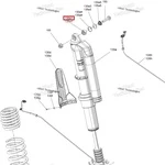 715900916 Подшипник Заднего Амортизатора Верхний Для BRP Can Am Maverick R