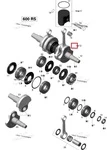 420891633 Коленвал Для Ski Doo MX Z 600RS 2008-2010