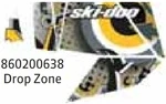 860200638 Комплект Наклеек Drop Zone Для Ski Doo REV XP