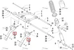 2604-832 Стропа Задней Подвески Для Arctic Cat BEARCAT WIDE TRACK 2005-2008