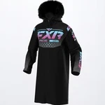 Пальто Женское FXR Warm-Up с утеплителем Black/Sky Blue/Epink 2022 220230-1053