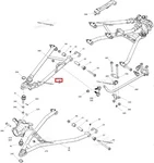 706203136 Рычаг Передний Верхний Левый Черный Для BRP Can Am Maverick 703501047, 706202700, 706203647, 703501074, 706203653, 703501120, 706203651